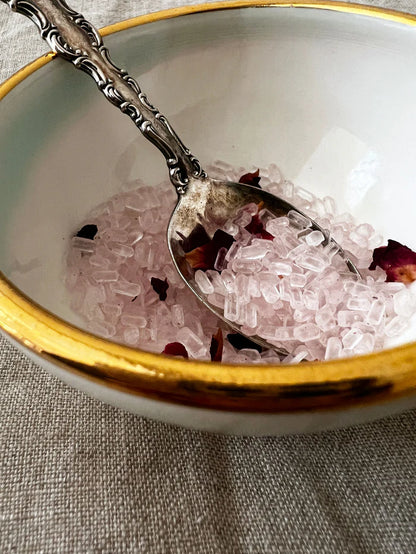 Peony & Olive Leaf Bath Salt - Unpredictable Gifts