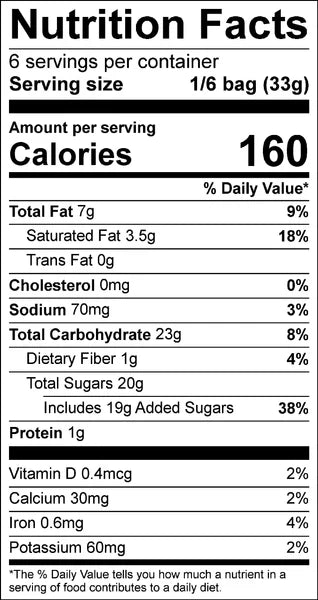 SAXON CHOCOLATES Milk Chocolate Covered Caramel Corn Bag