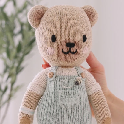 Meet Charlie the Honey Bear – Hand-Knit Companion with a Cause (gives 10 meals)