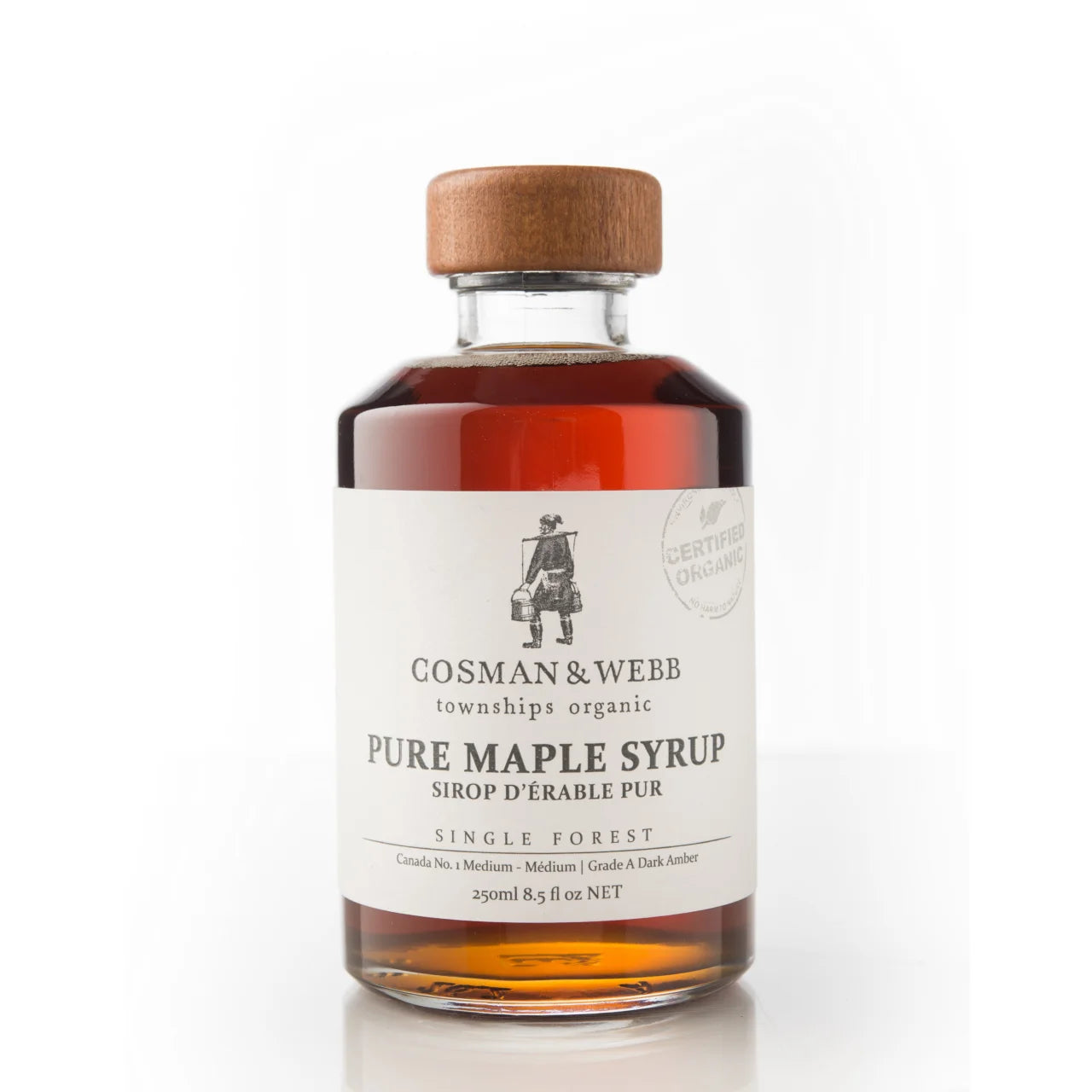 250ml Organic Maple Syrup, Amber Rich Taste - Unpredictable Gifts